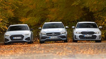 Audi A4 Avant, BMW 330d, Mercedes C300d, VT, ams0223 Audi A4 Avant, BMW 330d, Mercedes C300d