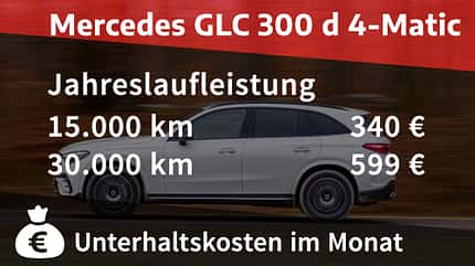 Mercedes GLC 300d 4matic Mercedes GLC 300 d 4Matic, Kosten Realverbrauch, Diesel