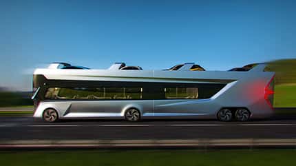 Symone Autobus, Transporter, Zukunft, Studie, Frankreich Symone Autobus