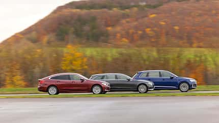 Audi Q7, BMW 6er Gran Turismo, Mercedes E-Klasse T-Modell, Konzeptvergleich, ams0323 Audi Q7, BMW 6er Gran Turismo, Mercedes E-Klasse T-Modell, Konzeptvergleich, ams0323