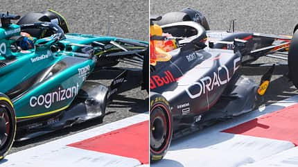 F1-Technik - Vergleich - Aston Martin AMR23 vs. Red Bull RB19 - 2023 F1-Technik - Vergleich - Aston Martin AMR23 vs. Red Bull RB19 - 2023