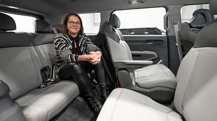 03/2023, Kia EV9 Kia EV9 Innenraum Birgit Priemer