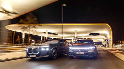 BMW i7, Mercedes EQS, Vergleichstest, ams0423 BMW i7, Mercedes EQS