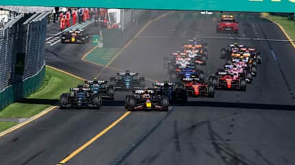 Start - GP Australien 2023 - Melbourne - Rennen Start - GP Australien 2023 - Melbourne - Rennen