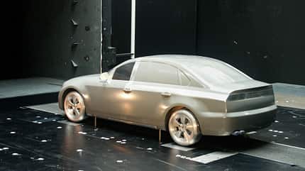 TechnikProfi, Aerodynamik, Luftwiderstand, Fahrwiderstand, Windkanal, maßstabverkleinert, Clay-Modell TechnikProfi_2023_06_03_3