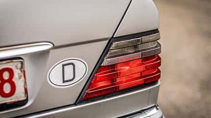 TechnikProfi, Aerodynamik, Luftwiderstand, Fahrwiderstand, Mercedes W124, Rückleuchte, Windkanal entwickelt TechnikProfi_2023_06_03_8