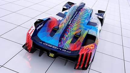 Art Car - Peugeot 9X8 - 24 Stunden von Le Mans 2023 Art Car - Peugeot 9X8 - 24 Stunden von Le Mans 2023