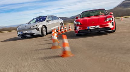Nio ET7, Porsche Taycan GTS , Vergleichstest, ams0923 Nio ET7, Porsche Taycan GTS