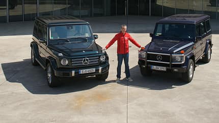 04/2023, Mercedes, G-Klasse, Alt Neu, Vergleich, G463, W463 500 GE, G500 V8, Geländewagen Mercedes 500 GE (1993) G500 (2023) alt neu