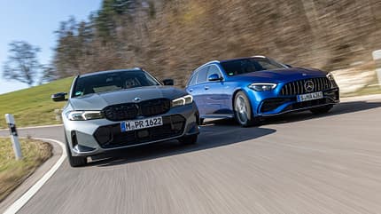 BMW M340i, Mercedes-AMG C43 T, Vergleichstest ams0723 BMW M340i, Mercedes-AMG C43 T