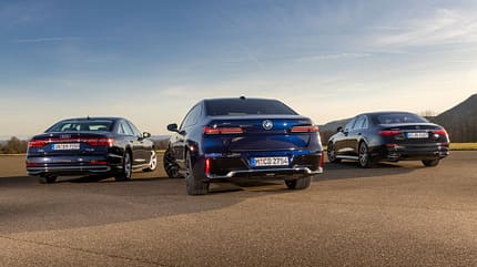 Audi A8 50 TDI, BMW 740d, Mercedes S 350d, VT, ams1123 Audi A8 50 TDI, BMW 740d, Mercedes S 350d