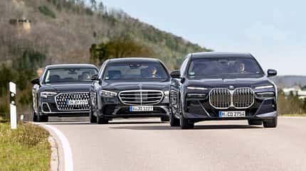 Audi A8 50 TDI, BMW 740d, Mercedes S 350d, VT, ams1123 Audi A8 50 TDI, BMW 740d, Mercedes S 350d