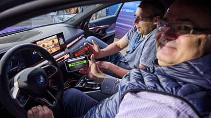 BMW i5 Gaming, In Car Gaming, AirConsole, 05/2023 BMW i5 Gaming