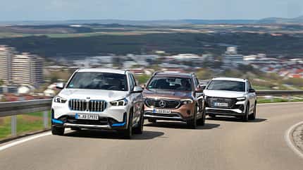 BMW iX1, Mercedes EQB, Audi Q4 E-Tron, Vergleichstest, ams1423 BMW iX1, Mercedes EQB, Audi Q4 E-Tron