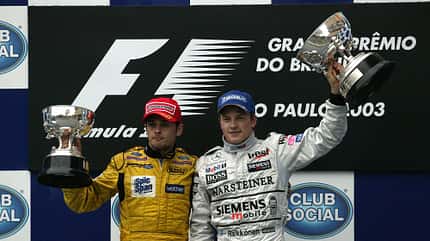 Fisichella - Räikkönen - GP Brasilien 2003 - Formel 1 Fisichella - Räikkönen - GP Brasilien 2003 - Formel 1