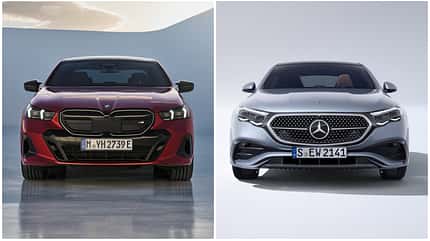 Mercedes E-Klasse und BMW 5er Mercedes E-Klasse und BMW 5er