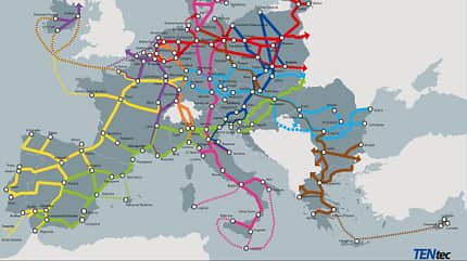 Europäisches Transportnetz TEN-T Straßennnetz Europäisches Transportnetz TEN-T Straßennnetz