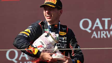 Max Verstappen - Pokal - GP Ungarn 2023 Max Verstappen - Pokal - GP Ungarn 2023