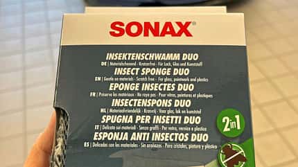 Sonax Pflegeprodukte, verdreckte Scheiben im Sommer Sonax Sicherheitskampagne