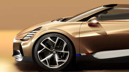Bugatti Sur Mesure W16 Mistral Convertible in Gold Bugatti Sur Mesure W16 Mistral Convertible in Gold