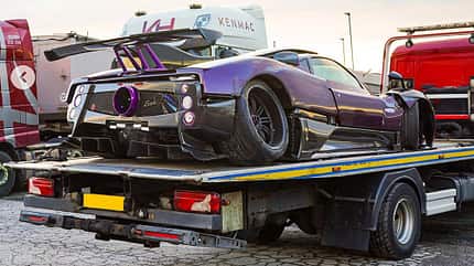 08/2023, Pagani Zonda 760 LH Lewis Hamilton Crash Unfall Pagani Zonda 760 LH Lewis Hamilton Crash Unfall