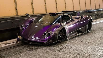 08/2023, Pagani Zonda 760 LH Lewis Hamilton Crash Unfall Pagani Zonda 760 LH Lewis Hamilton Crash Unfall