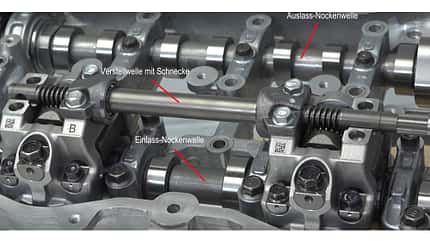 TechnikProfi, Motorentechnik, Ventilsteuerung, variabel, CVVD, Hyundai Zylinderkopf, Verstellmechanik TechnikProfi_2023_13_03_5