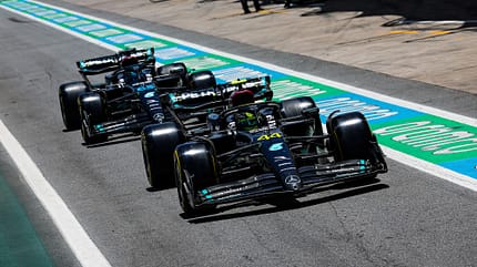Lewis Hamilton - George Russell - Mercedes - GP Brasilien 2023 - Sao Paulo - Formel 1