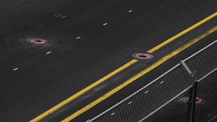 Streckenarbeiten - GP Las Vegas 2023 Streckenarbeiten - GP Las Vegas 2023