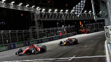 Charles Leclerc vs. Sergio Perez - Formel 1 - GP Las Vegas 2023 Charles Leclerc vs. Sergio Perez - Formel 1 - GP Las Vegas 2023