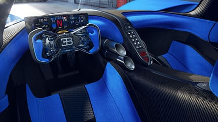 11/2023, Bugatti Bolide Cockpit Bugatti Bolide Cockpit
