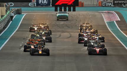 Start - Formel 1 - GP Abu Dhabi 2023 Start - Formel 1 - GP Abu Dhabi 2023