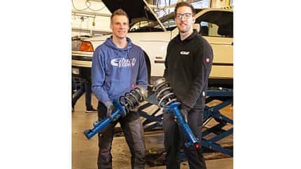 TechnikProfi, Fahrwerkstechnik, Vergleich, Sportfahrwerke, Stabilisatoren, Federn, Originaldämpfer, Eibach Pro-Kit Tieferlegungsfeder, Vergleich TechnikProfi_2023_24_02_6