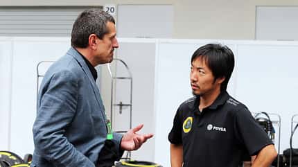 Guenther Steiner - Ayao Komatsu - Haas - Formel 1 - 2015 Guenther Steiner - Ayao Komatsu - Haas - Formel 1 - 2015