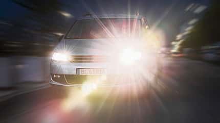03/2024, Scheinwerfer Blendung Fahrer Blendung