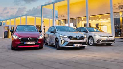 Mazda 2, Renault Clio, VW Polo, VT, ams0724 Mazda 2, Renault Clio, VW Polo