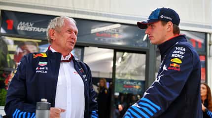 Helmut Marko & Max Verstappen - Red Bull - Formel 1 - Melbourne - GP Australien - 22. März 2024 Helmut Marko & Max Verstappen - Red Bull - Formel 1 - Melbourne - GP Australien - 22. März 2024