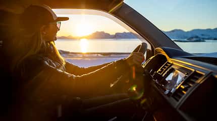 norwegen, lofoten, winter Lofoten - Sonne