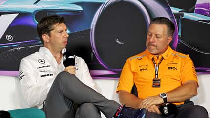 James Vowles & Zak Brown - GP Miami 2024 James Vowles & Zak Brown - GP Miami 2024