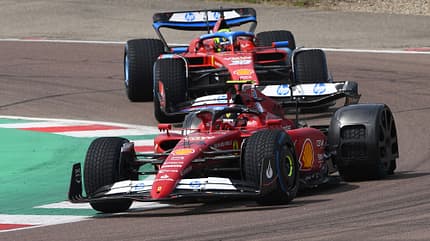 Ferrari - Test mit Radverkleidungen - Fiorano - Formel 1 - 2024 Ferrari - Test mit Radverkleidungen - Fiorano - Formel 1 - 2024