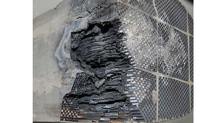 TechnikProfi, Fahrzeugtechnik, Abgassysteme, Dieselmotoren, zerstörter Partikelfilter TechnikProfi_2020_14_01_8