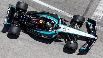George Russell - Mercedes - Formel 1 - Imola - GP Emilia-Romagna - 17. Mai 2024 George Russell - Mercedes - Formel 1 - Imola - GP Emilia-Romagna - 17. Mai 2024