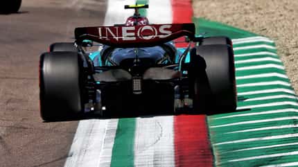 Mercedes - F1-Technik - Heck - GP Emilia-Romagna - Imola - 2024 Mercedes - F1-Technik - Heck - GP Emilia-Romagna - Imola - 2024