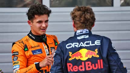 Lando Norris - Max Verstappen - Red Bull - McLaren - Formel 1 - GP Österreich - 29. Juni 2024 Lando Norris - Max Verstappen - Red Bull - McLaren - Formel 1 - GP Österreich - 29. Juni 2024