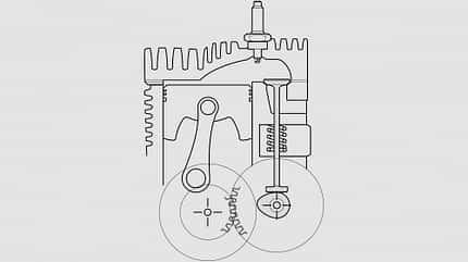 TechnikProfi, Antriebstechnik, Motor, Riementriebe, Stirnradantrieb, stehende Ventile TechnikProfi_2024_09_01_6