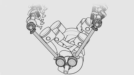 TechnikProfi, Antriebstechnik, Motor, Riementriebe, OHC-Motor, Nockenwellenantrieb, Königswellen TechnikProfi_2024_09_01_8