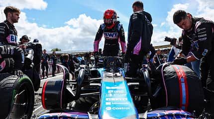 Esteban Ocon - Alpine - Formel 1 - Silverstone - GP England - 7. Juli 2024 Esteban Ocon - Alpine - Formel 1 - Silverstone - GP England - 7. Juli 2024