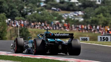 Lance Stroll - Aston Martin - GP Ungarn - Budapest - Formel 1 - 19. Juli 2024 Lance Stroll - Aston Martin - GP Ungarn - Budapest - Formel 1 - 19. Juli 2024