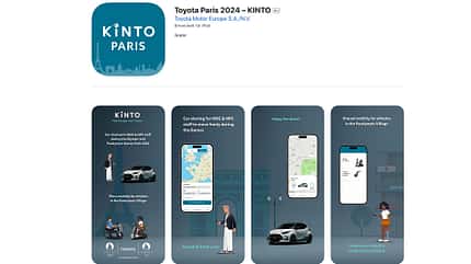 Kinto App Toyota Olympia 2024 Paris Kinto App Toyota Olympia 2024 Paris