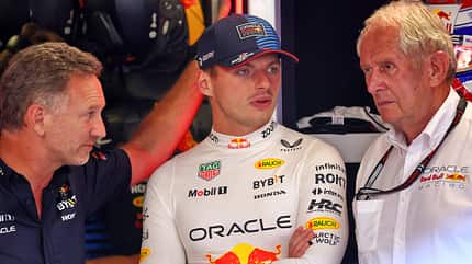 Max Verstappen - Christian Horner - Helmut Marko - Red Bull - Formel 1 - GP Italien 2024 Max Verstappen - Christian Horner - Helmut Marko - Red Bull - Formel 1 - GP Italien 2024
